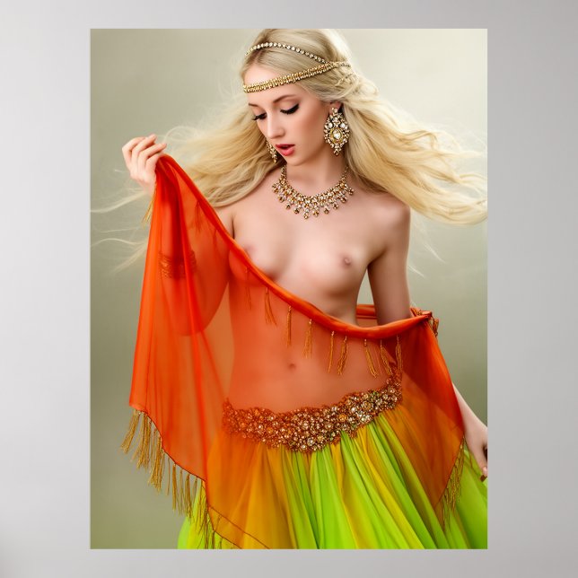 Colorful Dance Artwork Poster (Vorne)