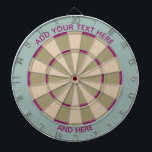 Colorful Dart Board in Muted Tones /Customizable  Dartscheibe<br><div class="desc">Dart board in cool colors instead of the usual red and black (or a photo where you can't see the targets).
 This is great for the game room or a teens bedroom.
 Colors range from crazy to subdued so you are sure to find the right fit.</div>