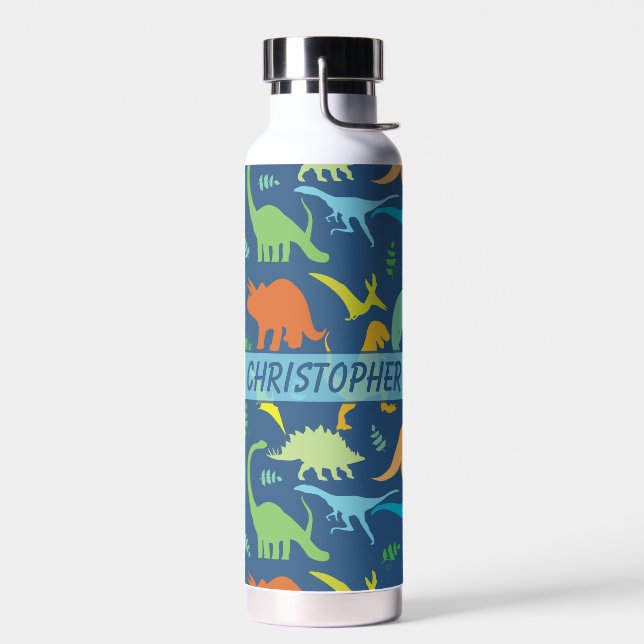 Colorful Dinosaur Trinkflasche (Links)
