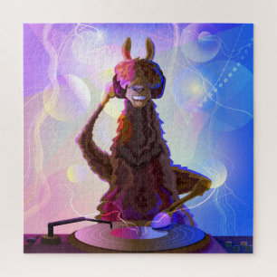 Colorful Dj Llama Puzzle