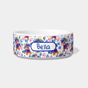 Colorful Dog Bowl for Dachshunds, modern, Napf
