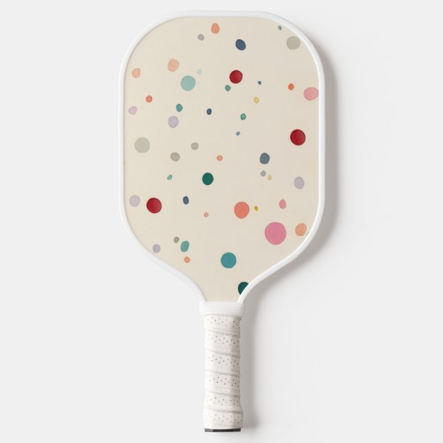 Colorful Dot Pickleball Paddles – Play Bold, Pl (Vorderseite)