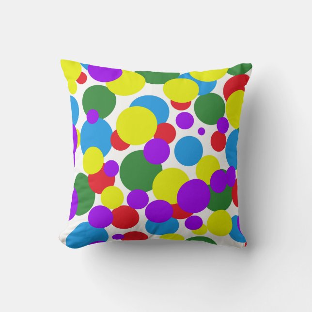 Colorful Dots Kissen (Vorderseite)