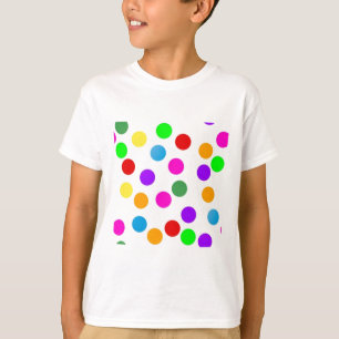 colorful_dots_on_white T-Shirt