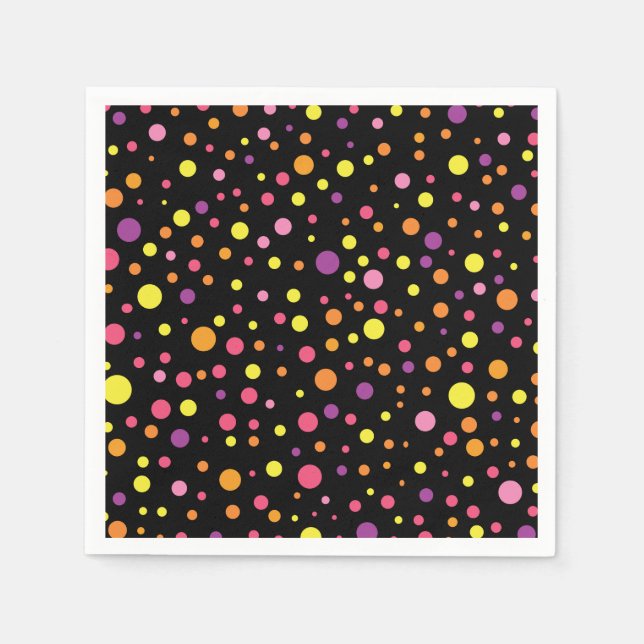 Colorful Dots Serviette (Vorderseite)