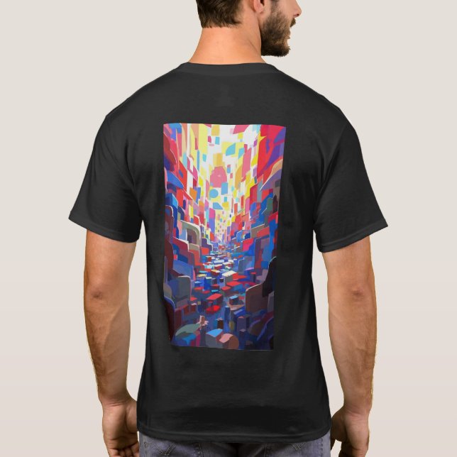 Colorful Dreamy Alley T-Shirt (Rückseite)