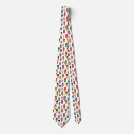 Colorful Dripping Popsicle Pattern Krawatte