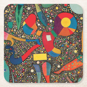 Colorful Ensemble von Wassily Kandinsky Rechteckiger Pappuntersetzer