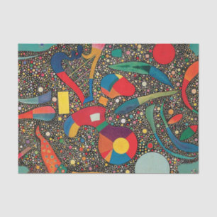 Colorful Ensemble von Wassily Kandinsky Seidenpapier