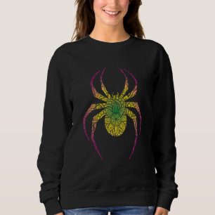 Colorful Ethnic Spider Arachnophile Arachnids Tara Sweatshirt