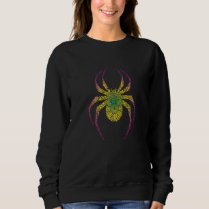 Colorful Ethnic Spider Arachnophile Arachnids Tara Sweatshirt