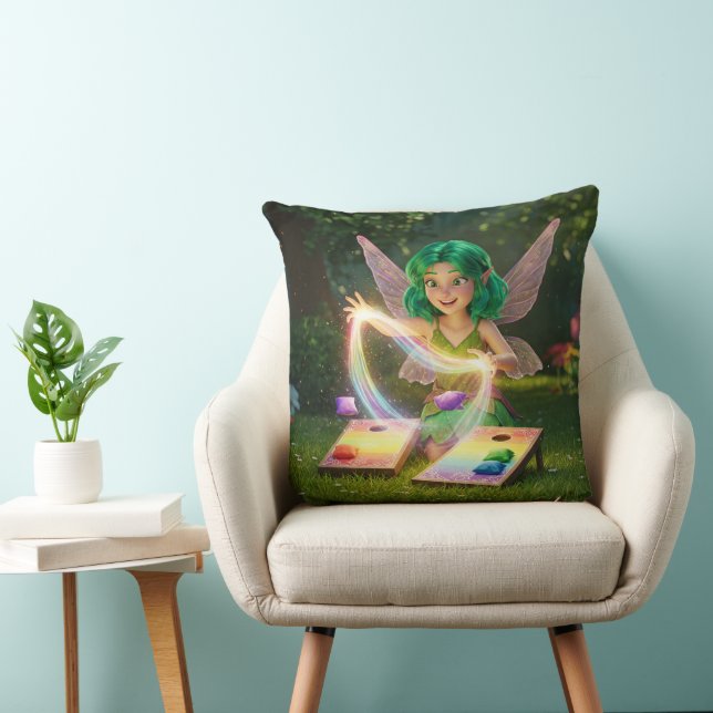 Colorful Fairy Bridal Shower  Kissen (Stuhl )