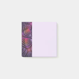 Colorful Fantasy Abstract Trippy Purple Fractal Post-it Klebezettel
