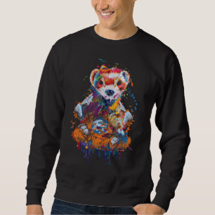 Colorful Ferret - Zoologischer Garten Sweatshirt