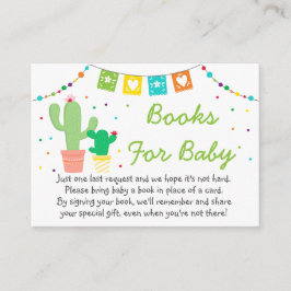 Colorful Fiesta Cactus Baby Shower Buy Request Begleitkarte