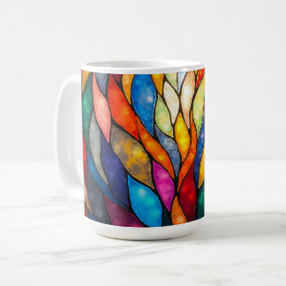 Colorful flames. kaffeetasse