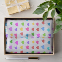 Colorful Flirty Hearts in an Elegant Pattern