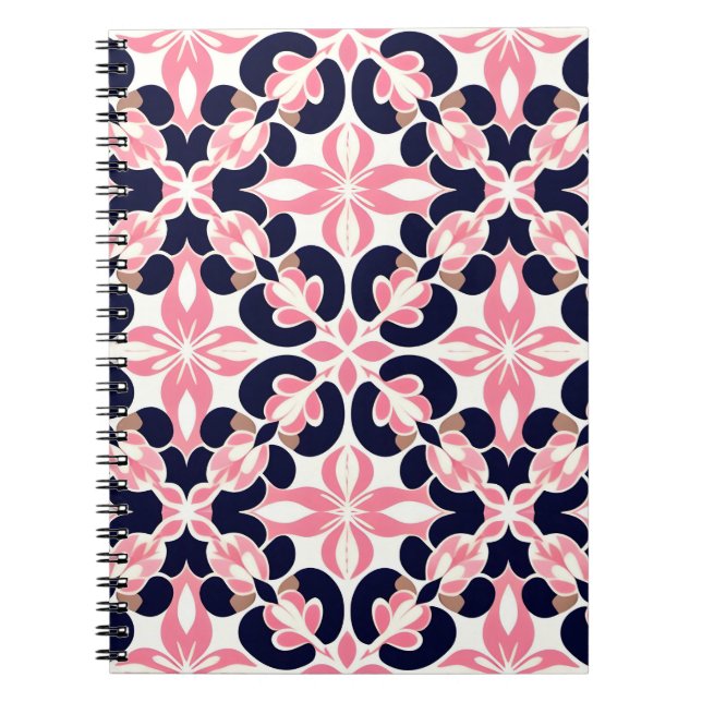 Colorful Floral Abstract Notizblock (Vorderseite)