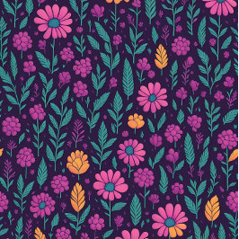 Colorful Floral Pattern Leggings – Vibrant Botanic