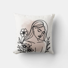 Colorful Floral Pattern Pillow Kissen