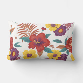 Colorful Floral pillow design, flower lover pillow Lendenkissen