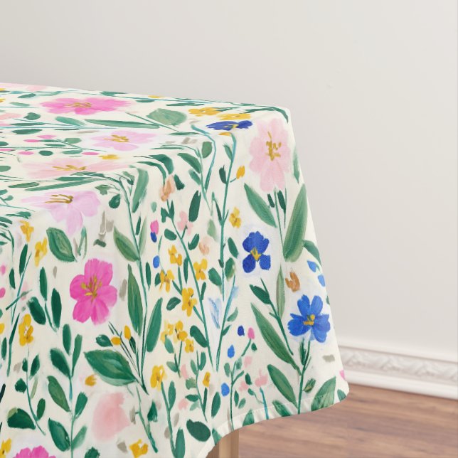 Colorful Floral Tischdecke (Beispiel)