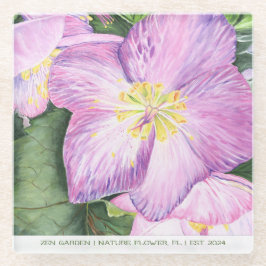 Colorful Floral Vacation Home Glasuntersetzer