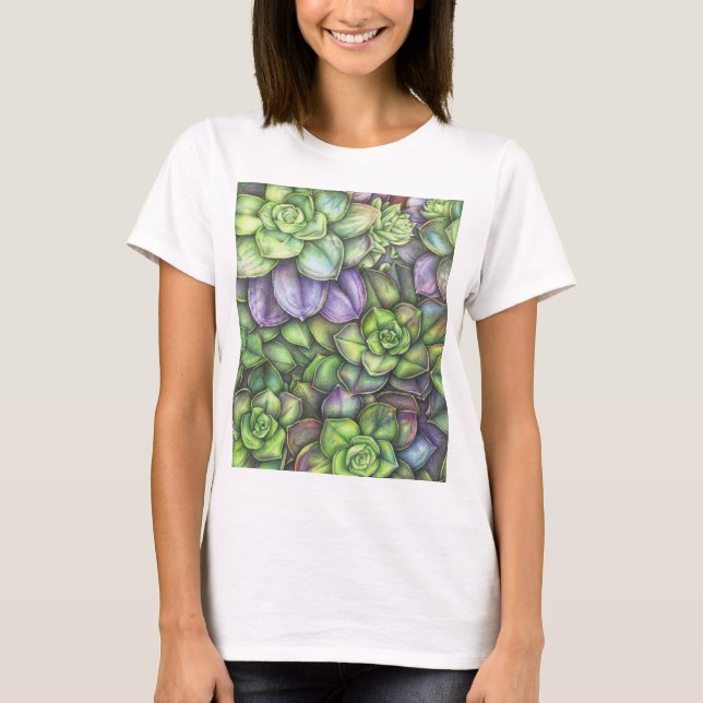 Colorful Flowers T-Shirt (Vorderseite)