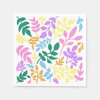 Colorful foliage serviette