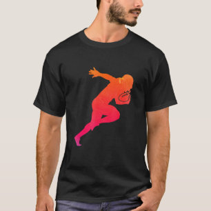 Colorful Football Player Coach Kinder Jungs Männer T-Shirt