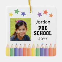 Colorful Foto Kinder vor der Schule