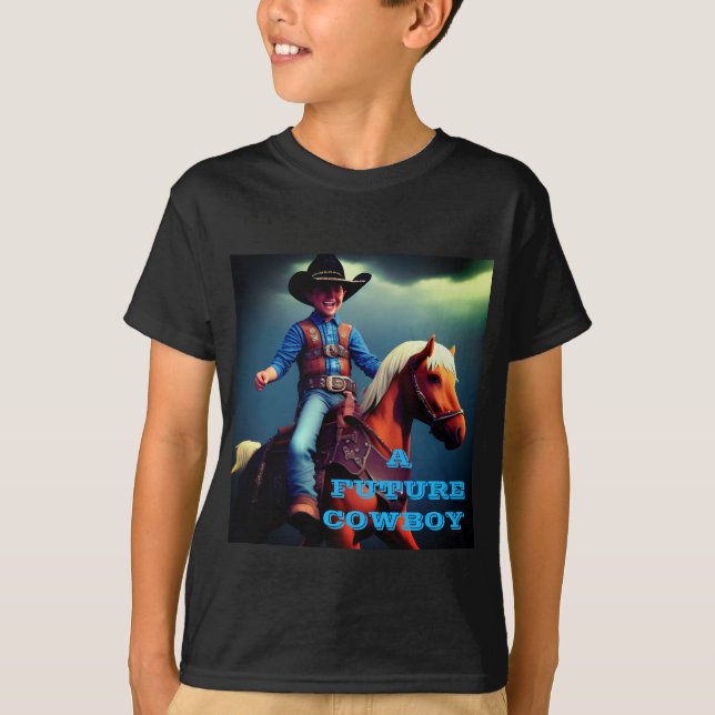 Colorful Future Cowboy Kid's T - Shirt (Vorderseite)