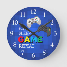 Colorful Gamer | Video Game Clock Runde Wanduhr