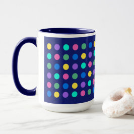 Colorful Geometric Dots Drinkware Design - Tasse