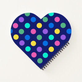 Colorful Geometric Dots Notizbuch