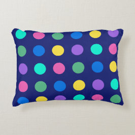 Colorful Geometric Dots Pillow Dekokissen