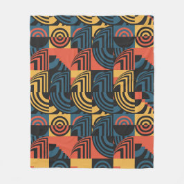 Colorful Geometric Pattern  Fleecedecke