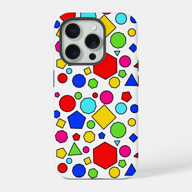 Colorful geometric pattern iPhone hülle (Rückseite)