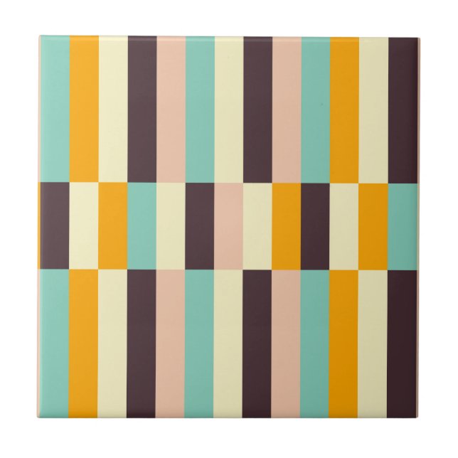 Colorful geometric pattern with vertical stripes  fliese (Vorderseite)