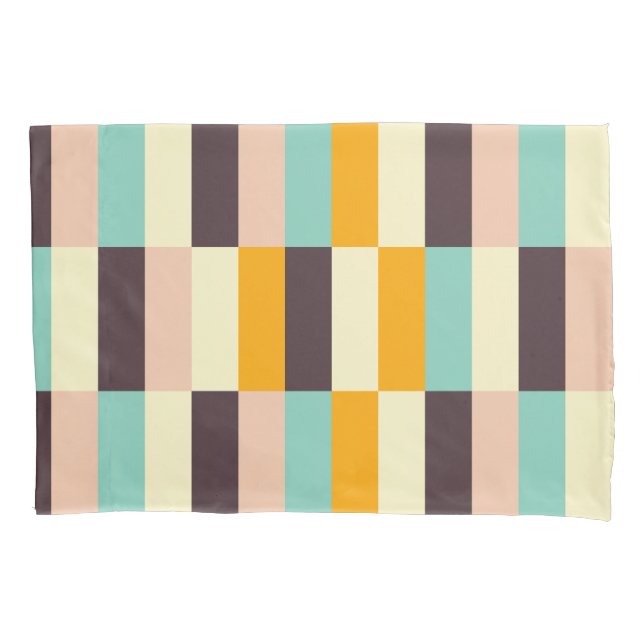 Colorful geometric pattern with vertical stripes  kissenbezug (Vorderseite-Links)