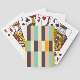 Colorful geometric pattern with vertical stripes  spielkarten