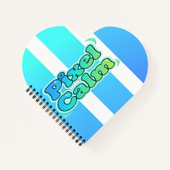 Colorful Geometric Spectrum Design Notizbuch (Vorderseite)