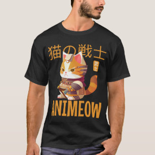 Colorful Ginger Cat Japanische Kultur Inspiriert S T-Shirt
