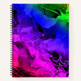 Colorful Girly Modern Chic Stilliches Notebook Notizbuch
