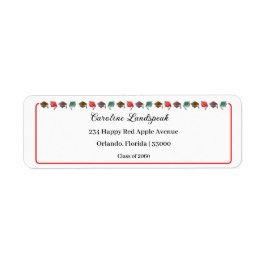 Colorful Graduate Caps Class of 2025 Address