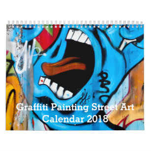 Colorful Graffiti Painting Street Art 2018 Kalender