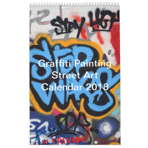 Colorful Graffiti Painting Street Art 2018 Kalender