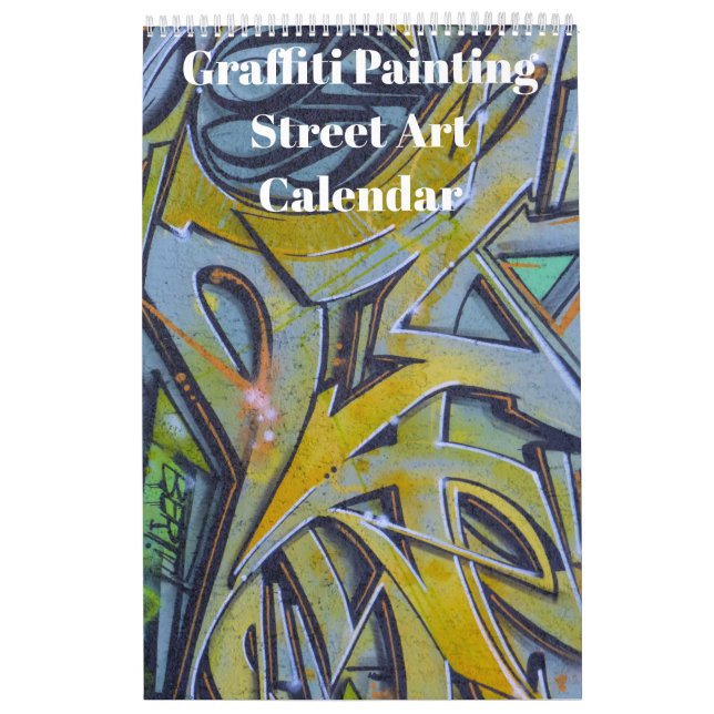 Colorful Graffiti Painting Street Art 2023 Kalender (Titelbild)