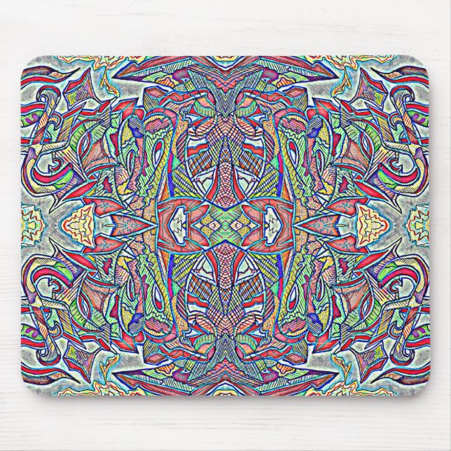 Colorful Graffiti Piece Mousepad (Vorne)