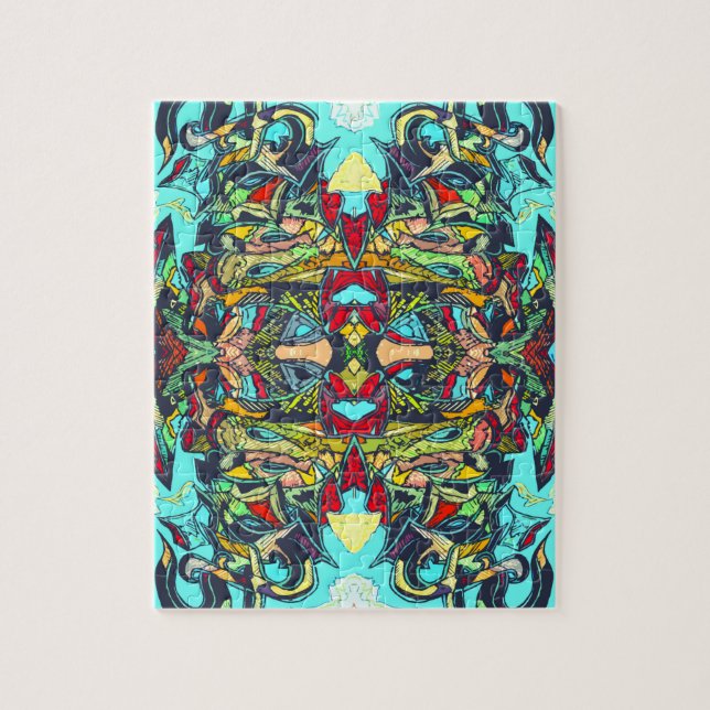 Colorful Graffiti Piece Puzzle (Vertikal)
